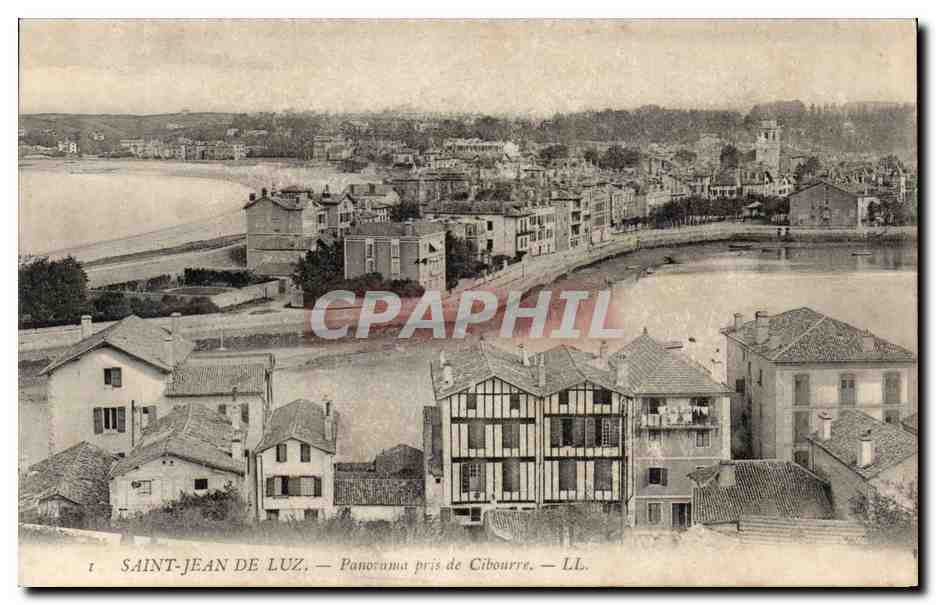 CPA Saint Jean de Luz Panorama pris de Cibourre