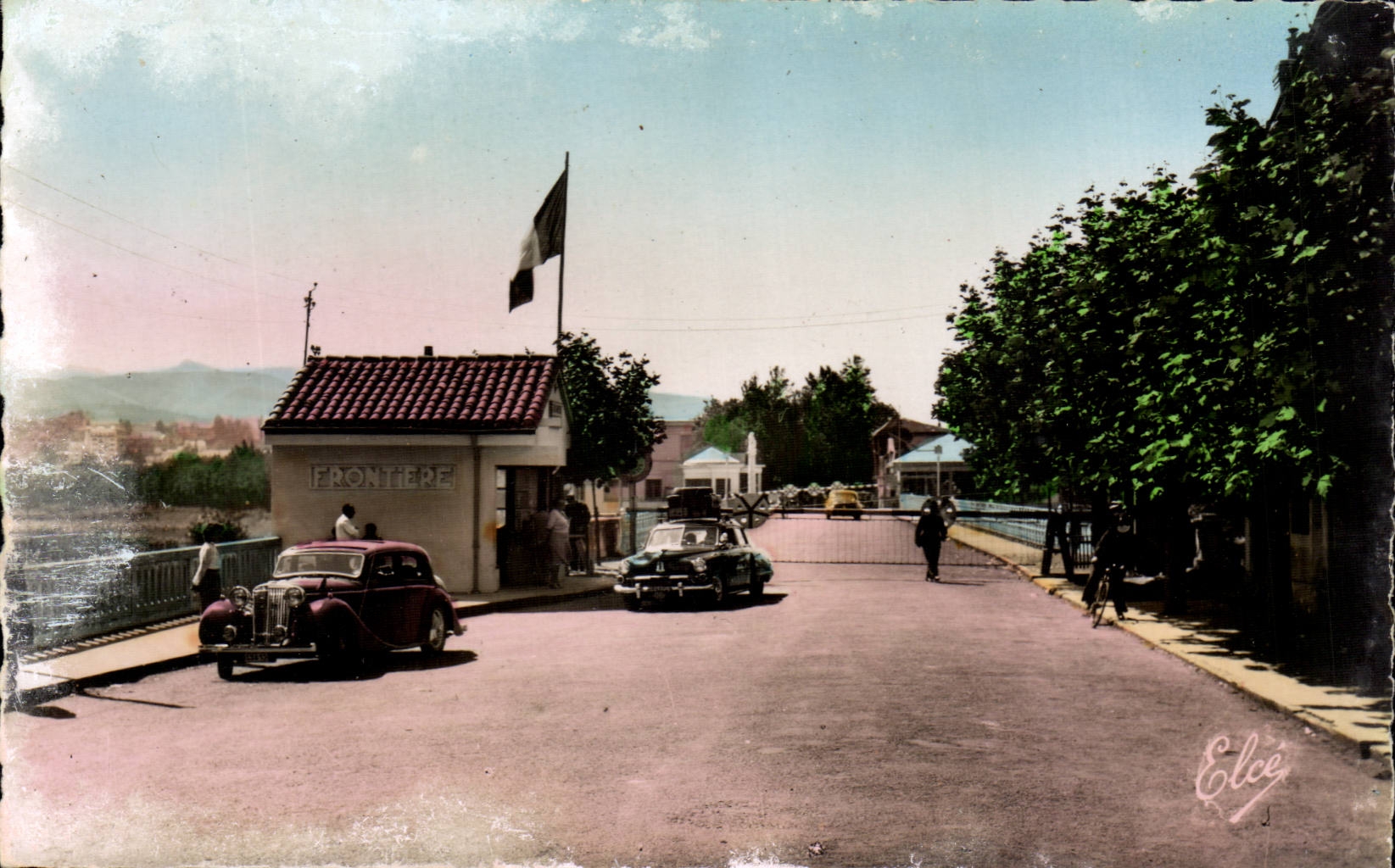 Pont International Hendayé — Frontière Franco-Espagnole — L. Chatagneau, n°1583