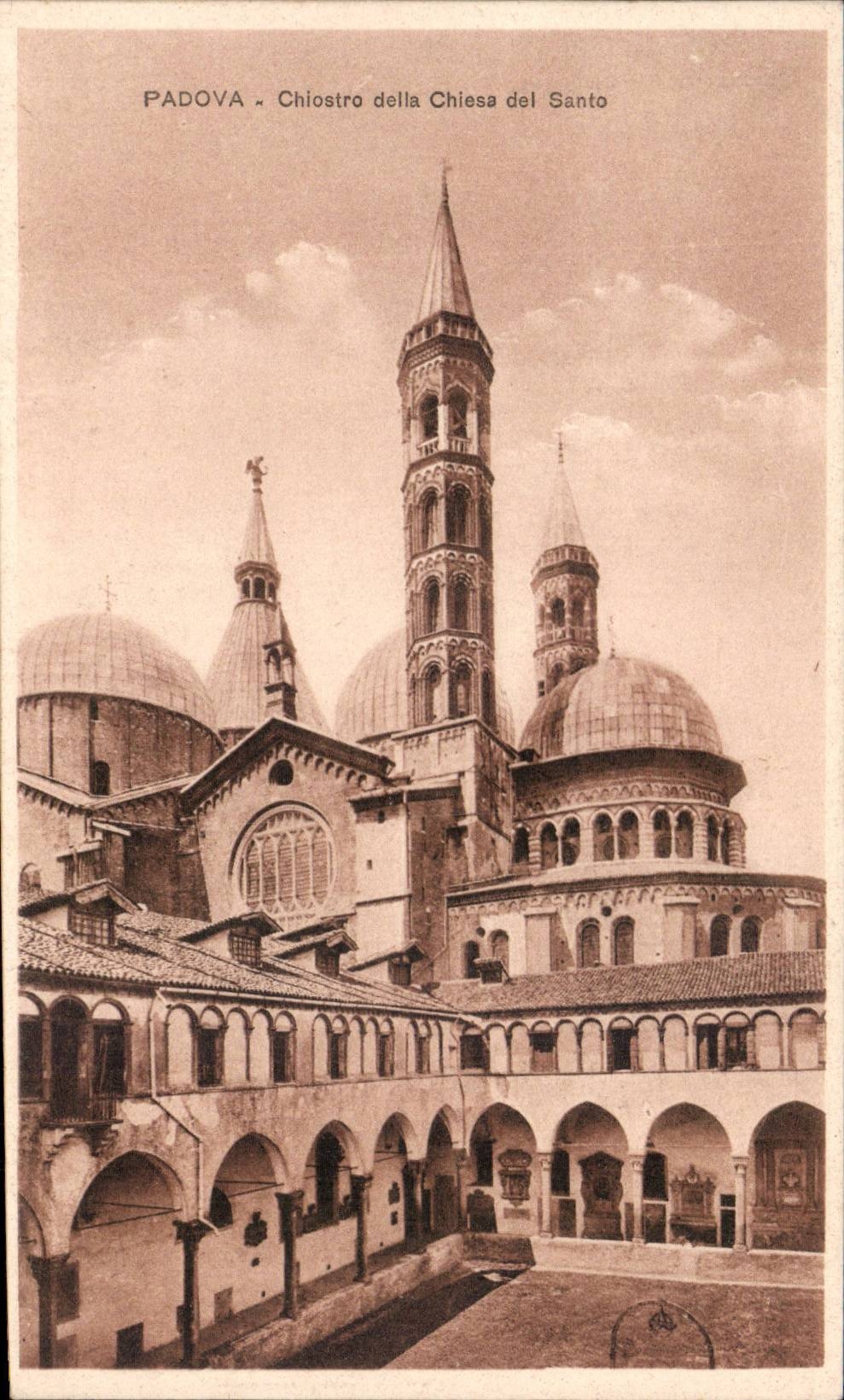 CPA Italie Italia Padova Chiostro della Chiesa del Santo