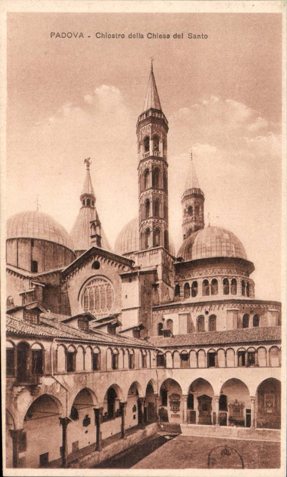 CPA Italie Italia Padova Chiostro della Chiesa del Santo