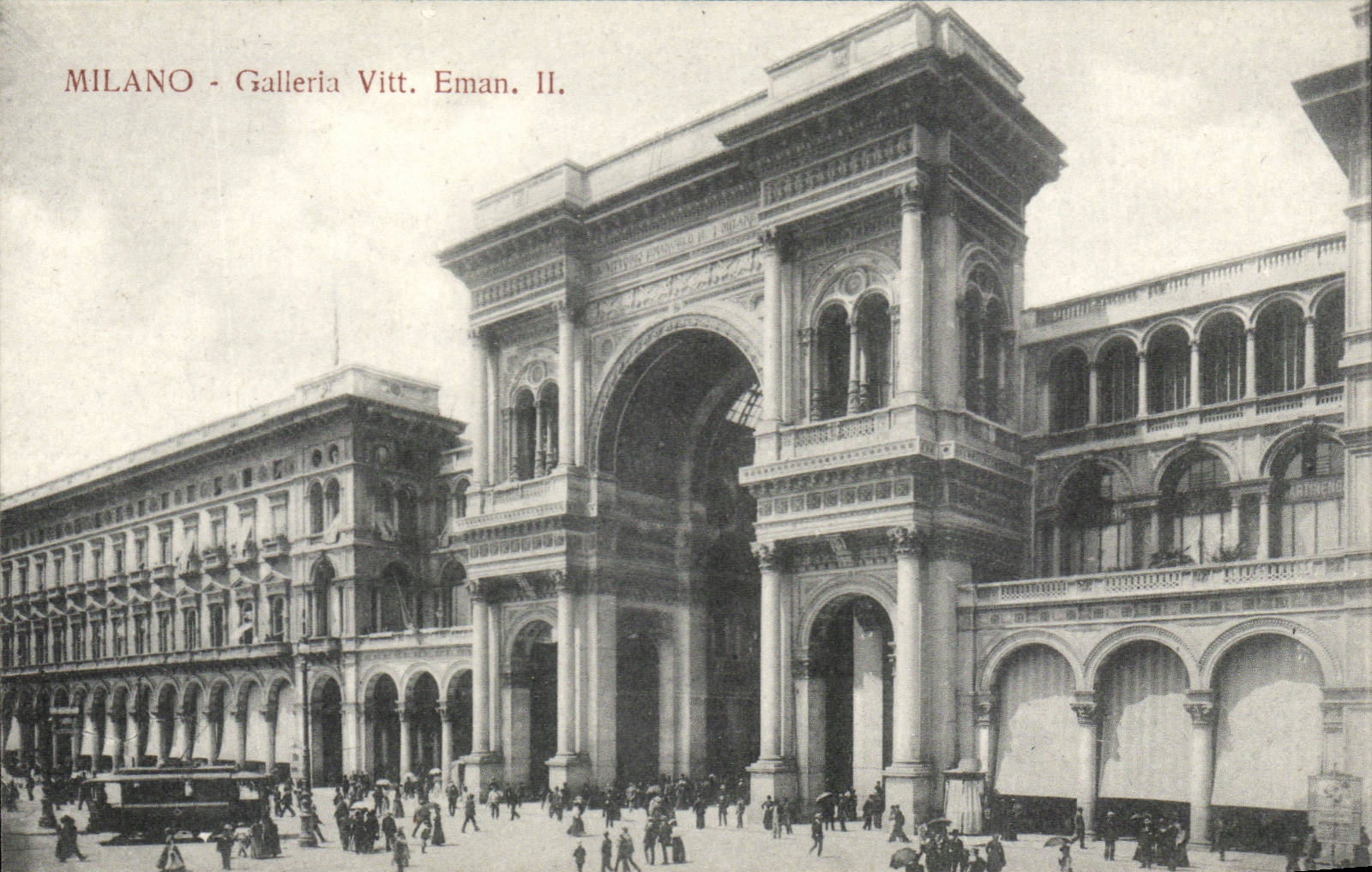 CPA Italie Italia Milano Galleria Vittt Eman II