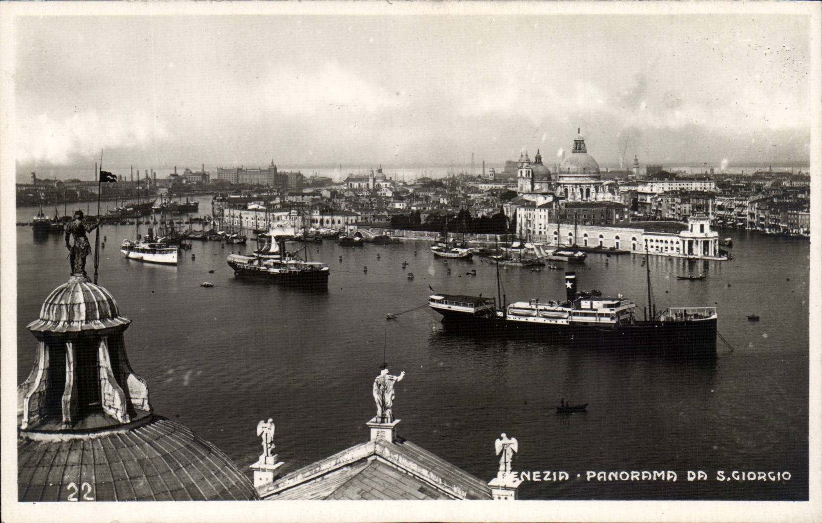 CPA Italie Italie Venezia Panorama da S Giorgio