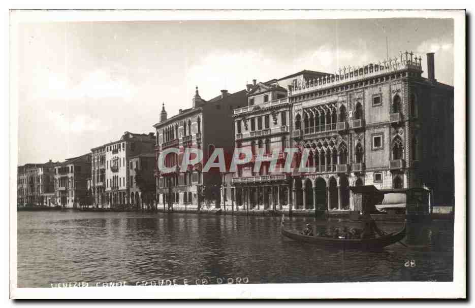 CPA Italie Italie Venezia Canal Grande 