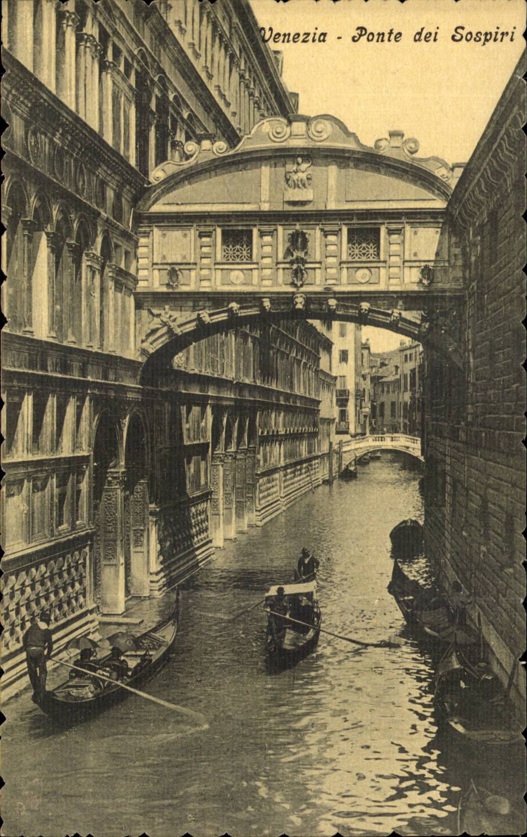 CPA Italie Italie Venezia Ponte Dei Sospiri