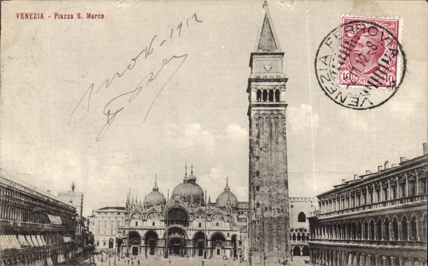 CPA Italie Italie Venezia Piazza S MArco