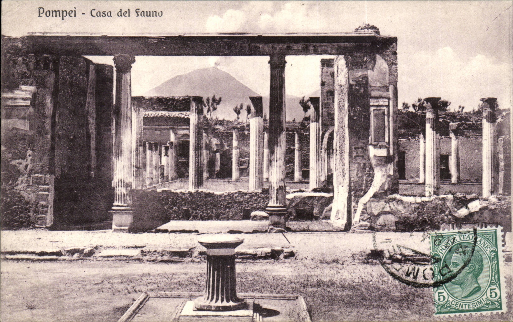 CPA Italie Italie Pompei Casa del Fauno