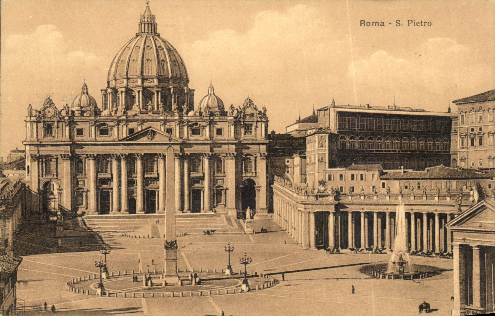 CPA Italie Italie Roma s Pietro