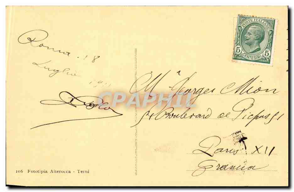 CPA Italie Italie Roma s Pietro — Verso