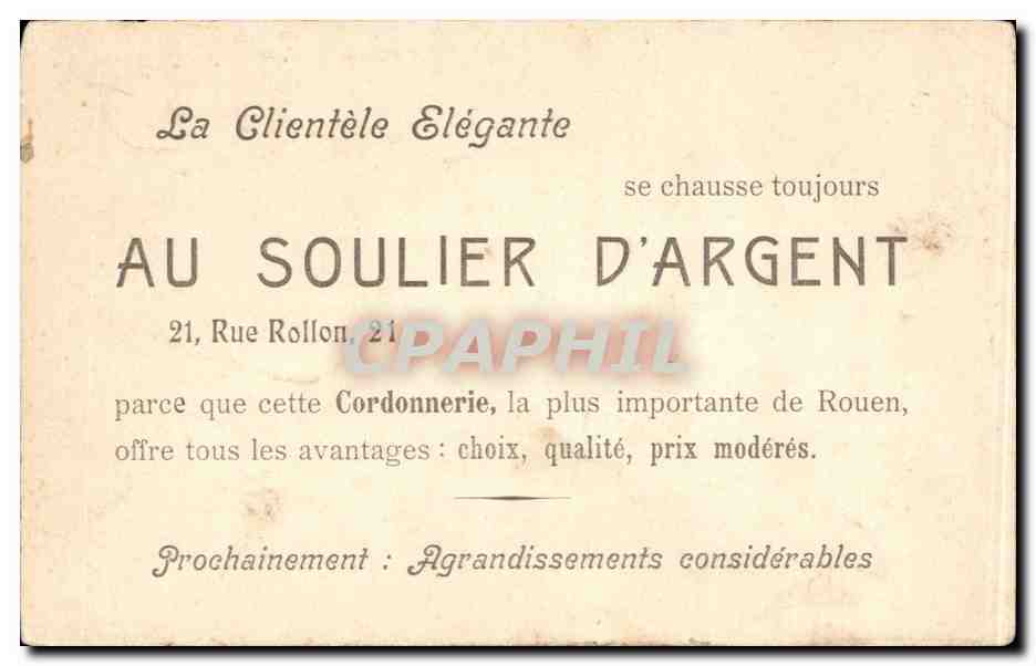 CPA Rouen Eglise de Saint Maclou — Rückseite