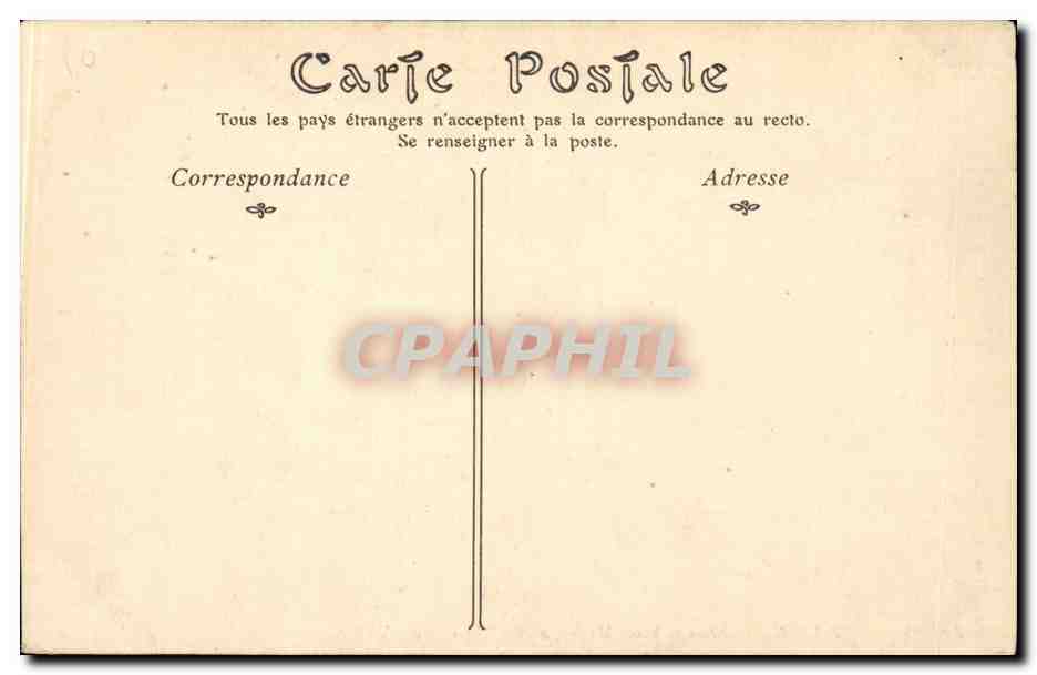 CPA Rouen Aitres de Saint Maclou ancien charnier du 16eme — Verso