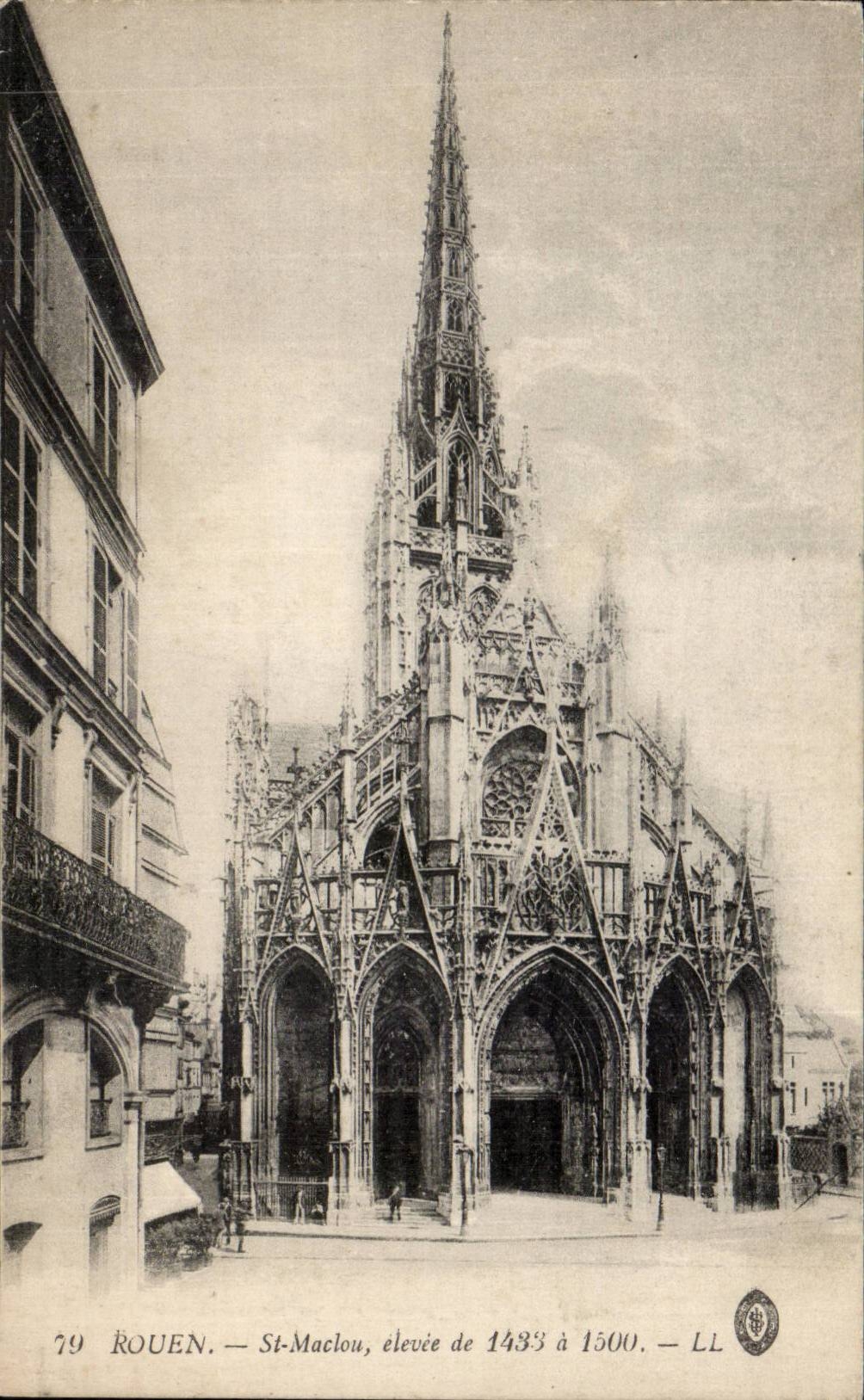 CPA Rouen St maclou elevee de 1433 a 1500