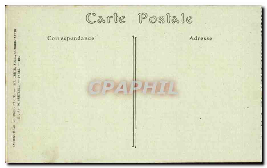 CPA Versailles le petit Trianon Voiture du sacre — Rückseite