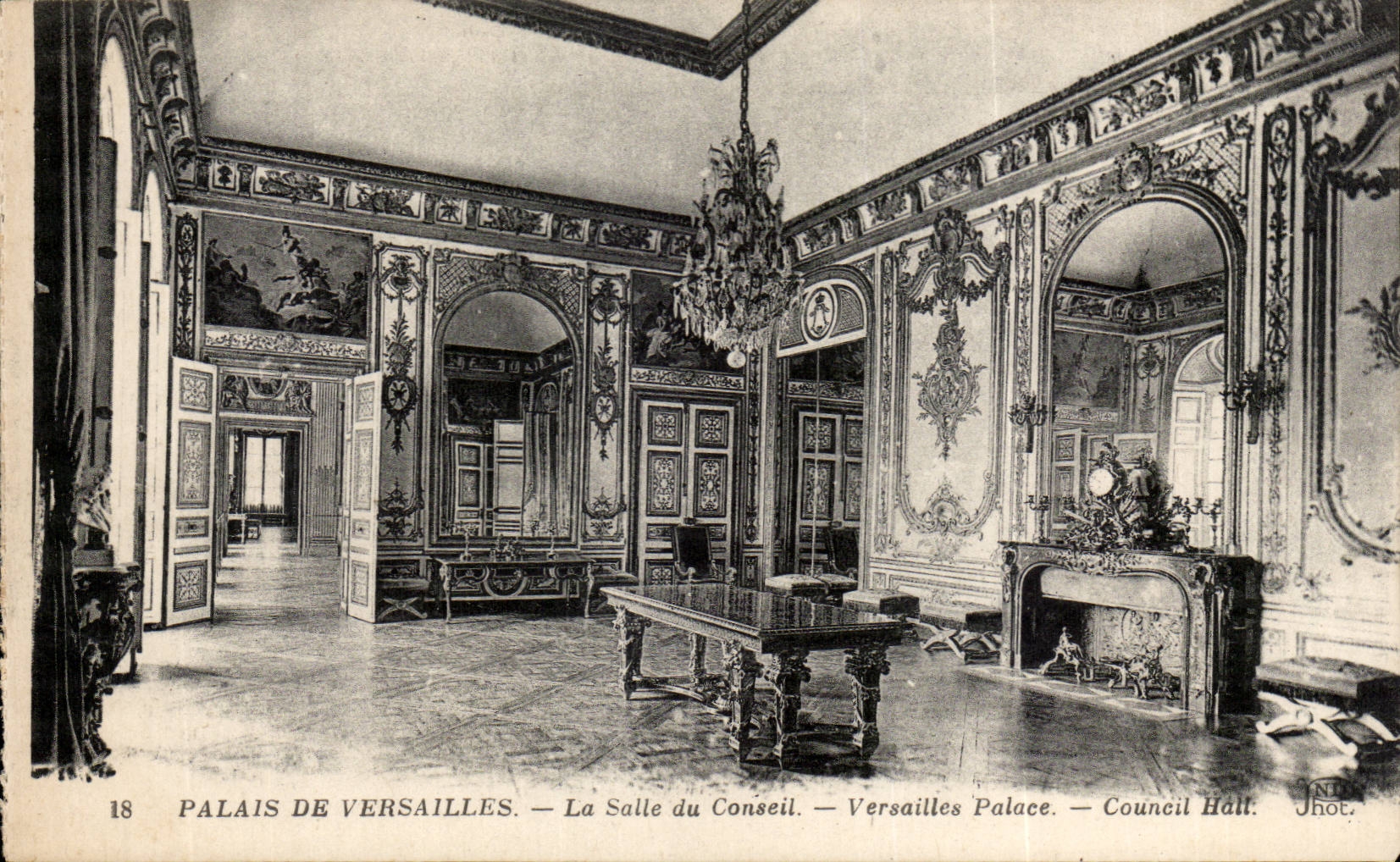CPA Versailles Palais la salle du conseil
