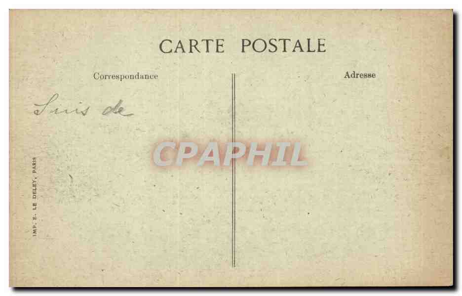 CPA Versailles Petit Trianon Pavillon Francais — Verso