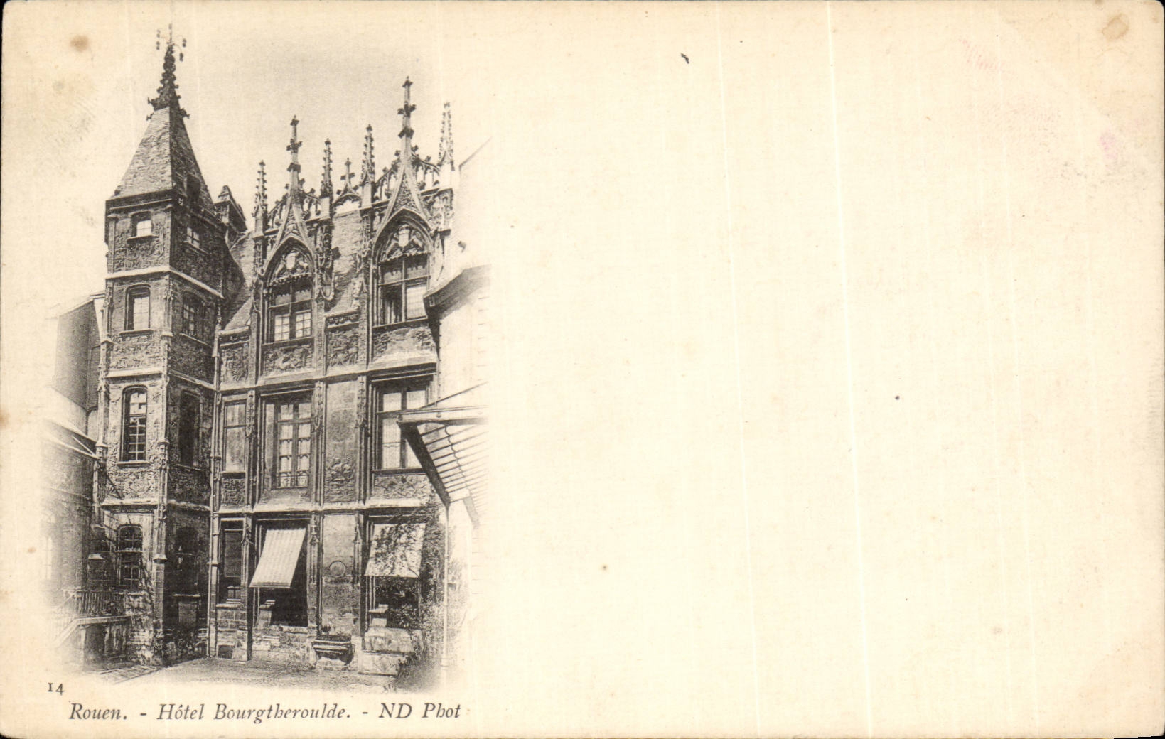 CPA Rouen Hotel Bourgtheroulde