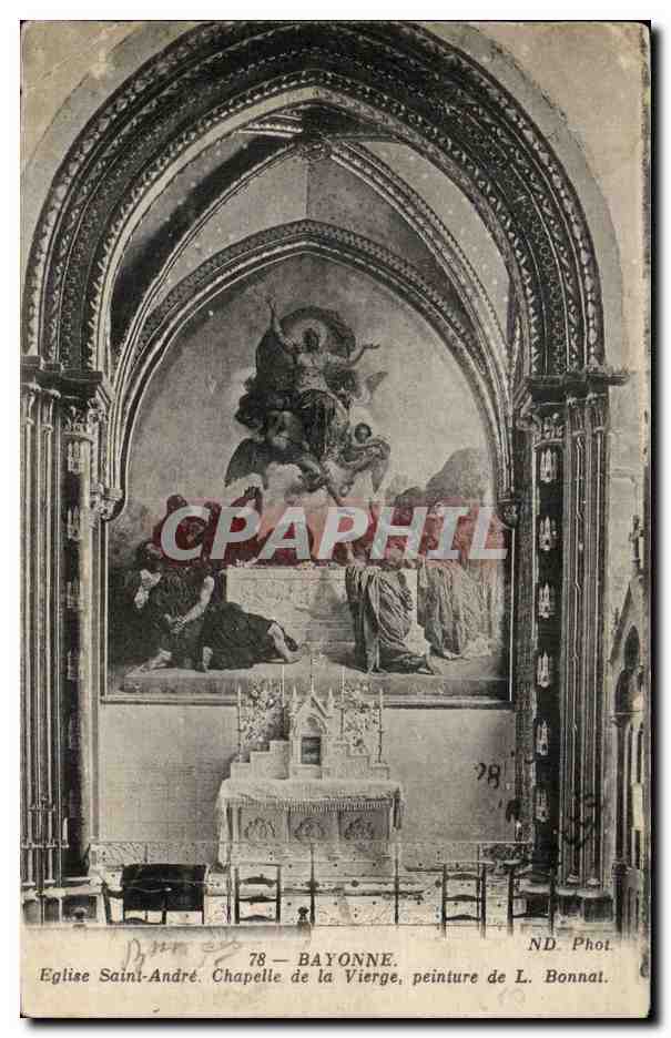 Bayonne — Église Saint-André, chapelle de la Vierge — ND. Phot. Bonnat, n°78