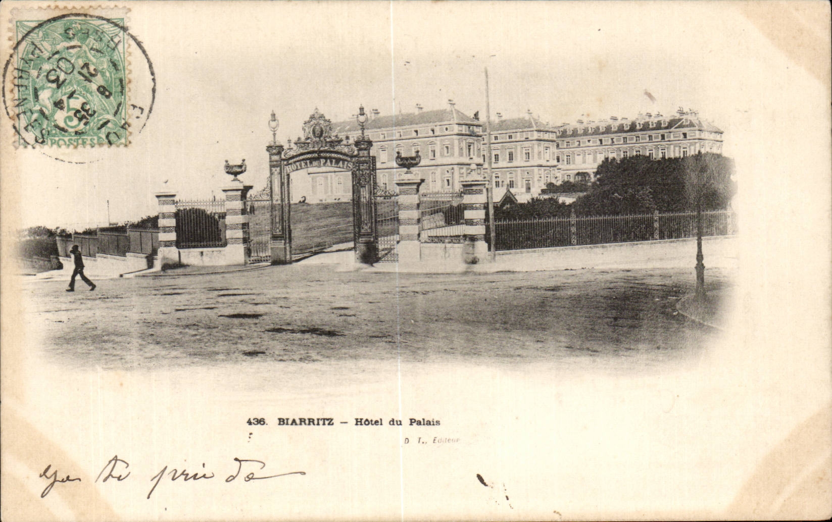 Biarritz — Hôtel du Palais — D. T., Éditeur