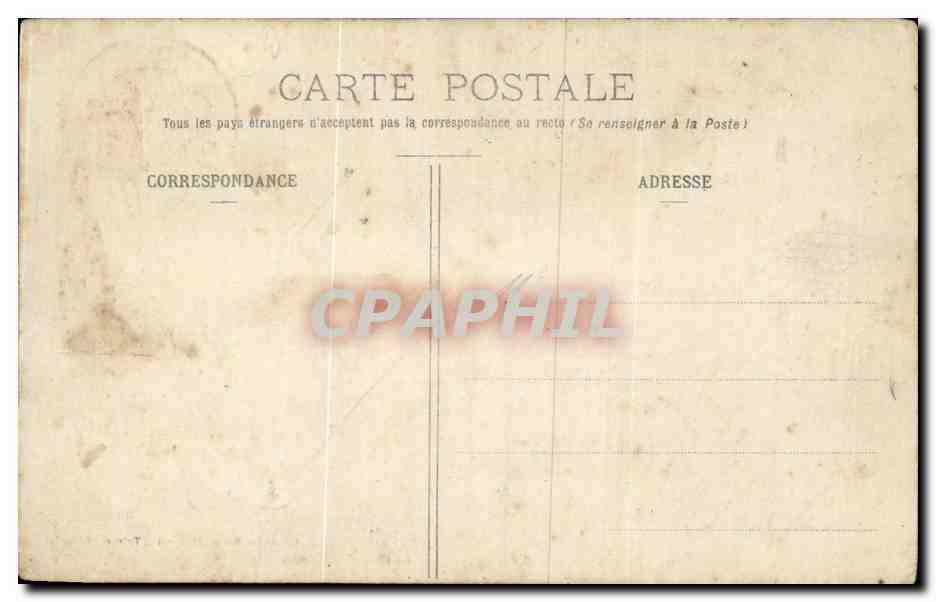 CPA Biarritz La cote des Basques — Verso