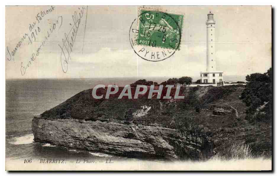 Biarritz — Le Phare — LL. — Éditeur LL, n° 106
