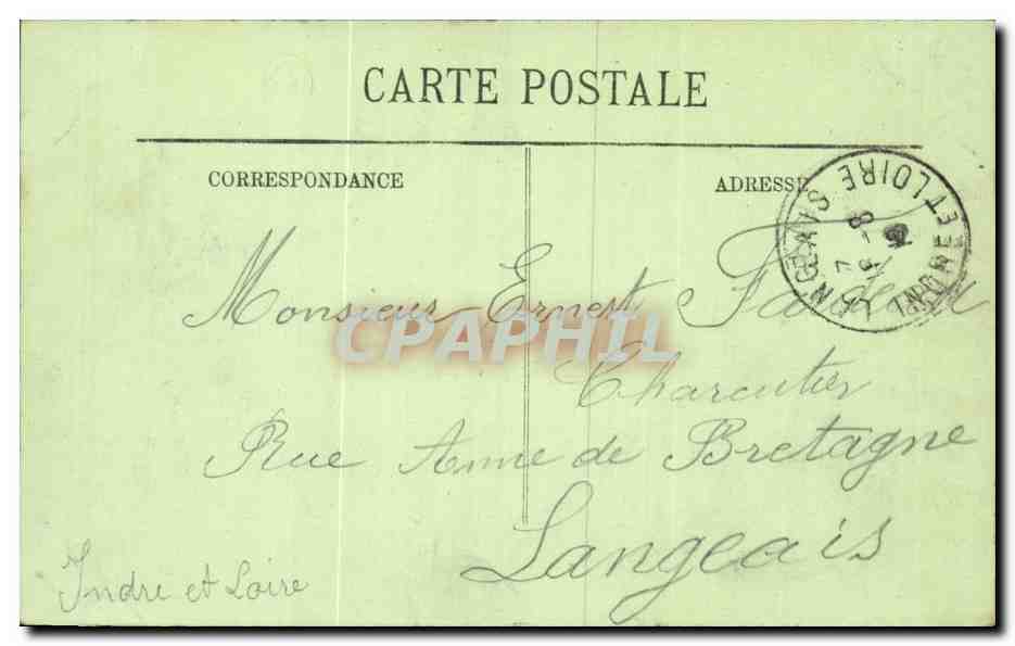 Biarritz — Le Phare — LL. — Éditeur LL, n° 106 — Verso