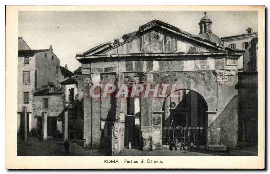 CPA Italie italia Roma Portico di Ottavia