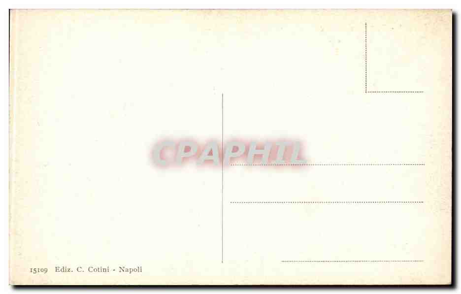 CPA Italie italia Roma Tepio di Giove — Rückseite