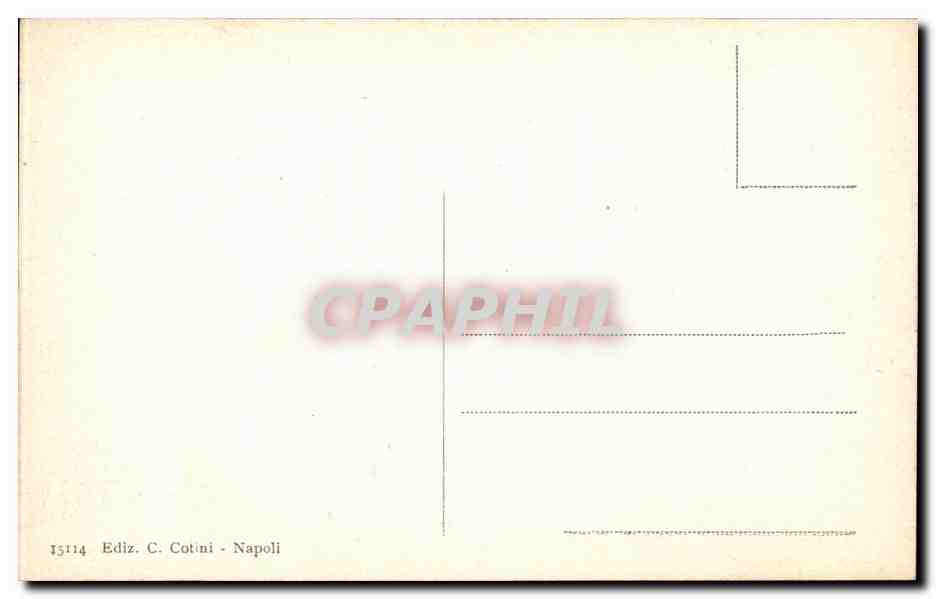 CPA Italie italia Pompei Casa deall Amorini d'Oro — Rückseite