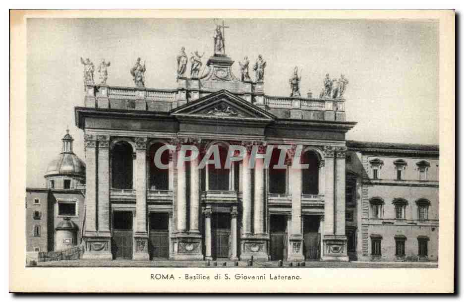 CPA Italie Italia Roma Basilica di S Giovanni Laterano