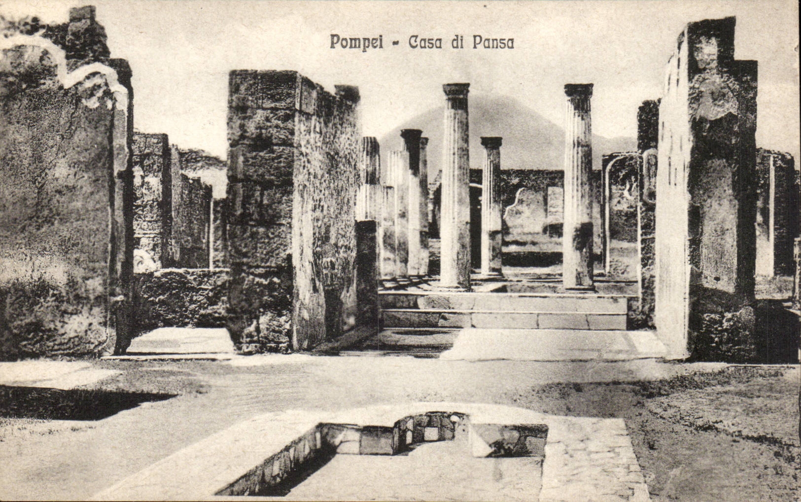 CPA Italie Italia Pompei Casa di pansa