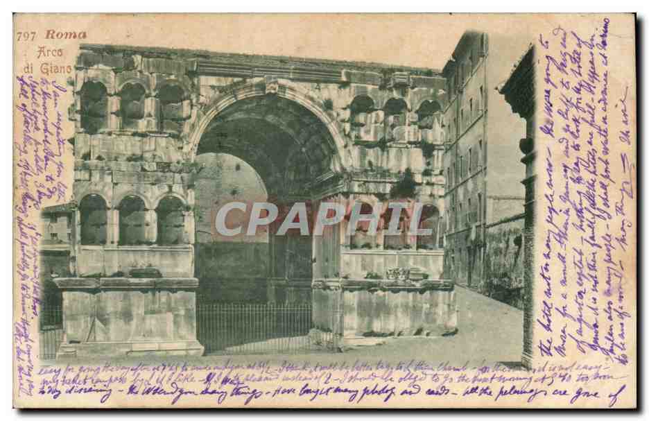 CPA Italie Italia Roma Arco di Giano