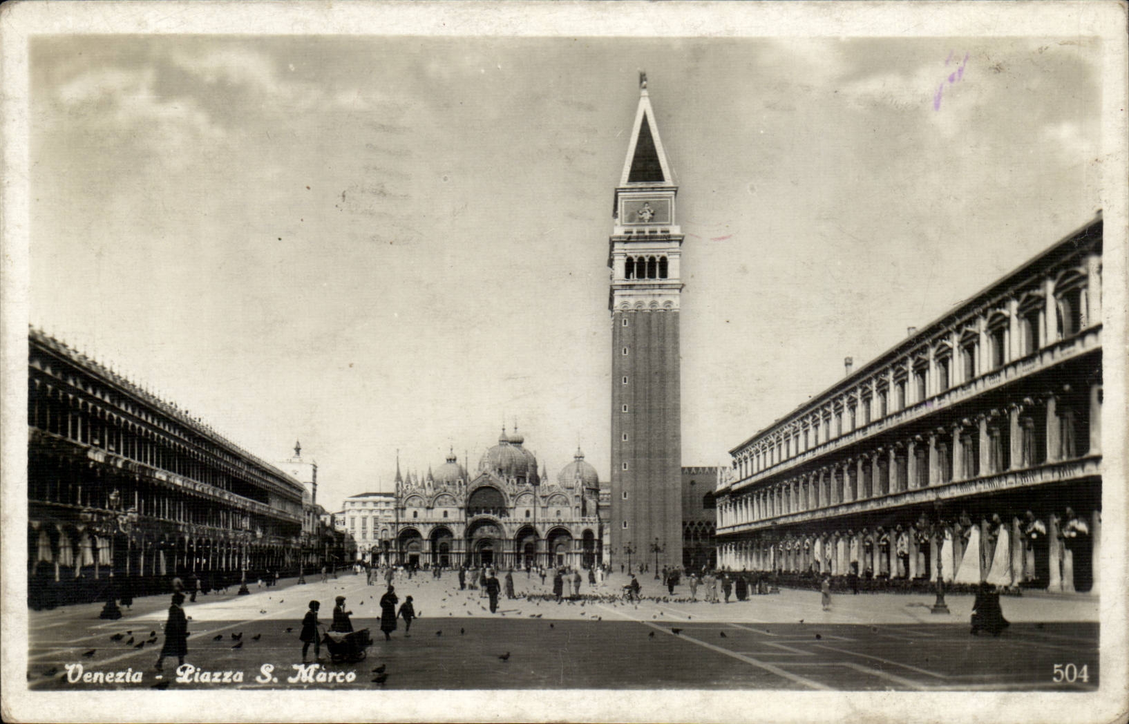 CPA Italie Italia Venezia Piazza S Marco