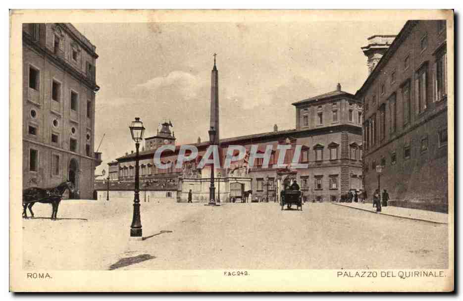 CPA Italie Italia Roma Palazzo del Quiriniale