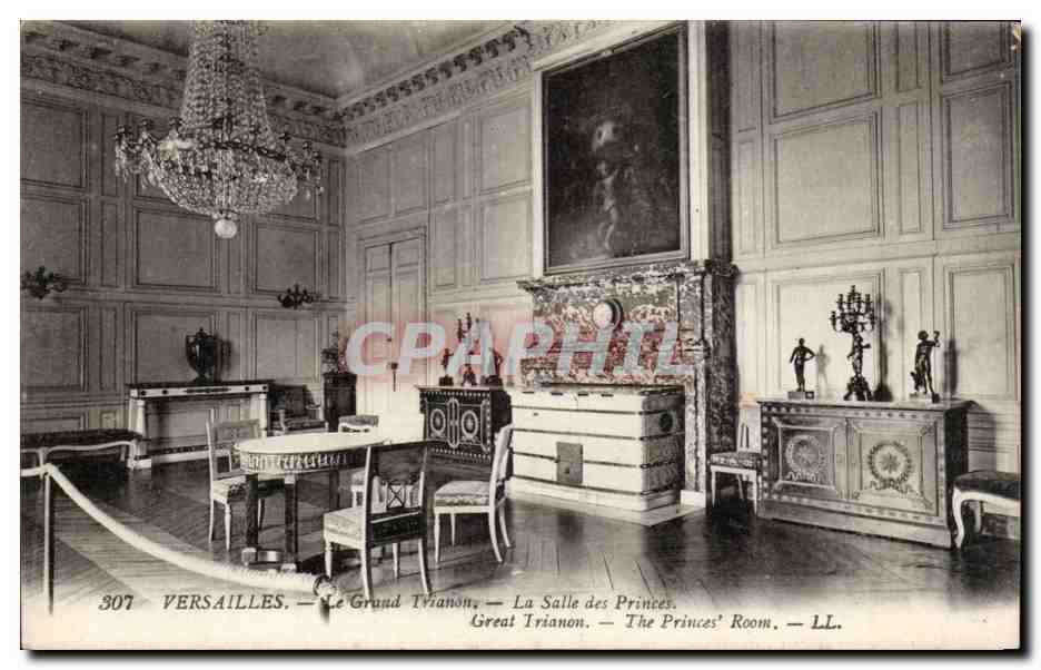CPA Versailles Le grand Trianon La salle des Princes 