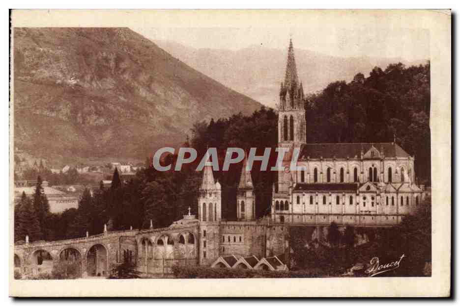 CPA Lourdes La basilique