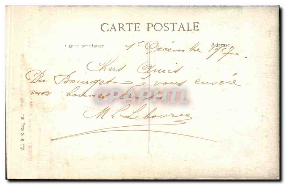 CPA Christ en bronze du 18eme mutile par les allemands (reliquaire militaire de l'eglise du Bourget) — Rückseite