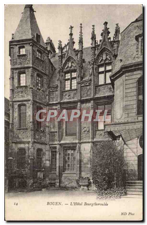 CPA Rouen L'hotel Bourgtheroulde
