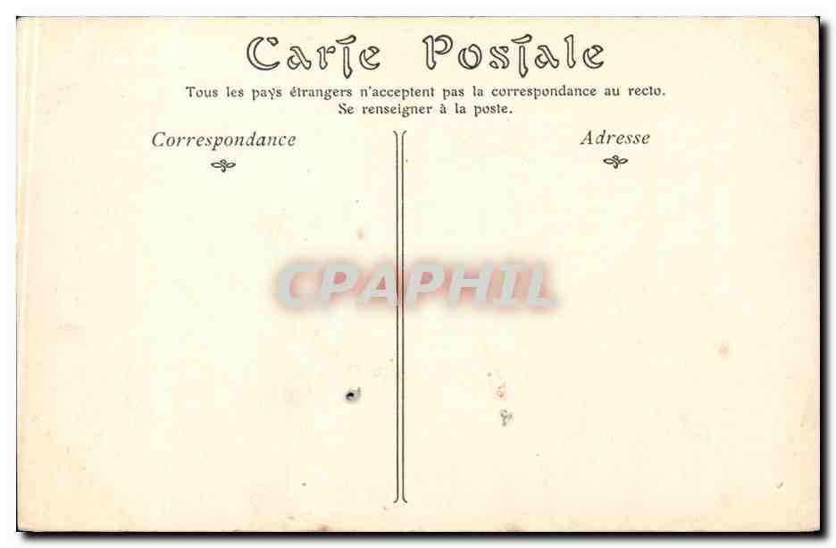 CPA Rouen L'hotel Bourgtheroulde — Verso