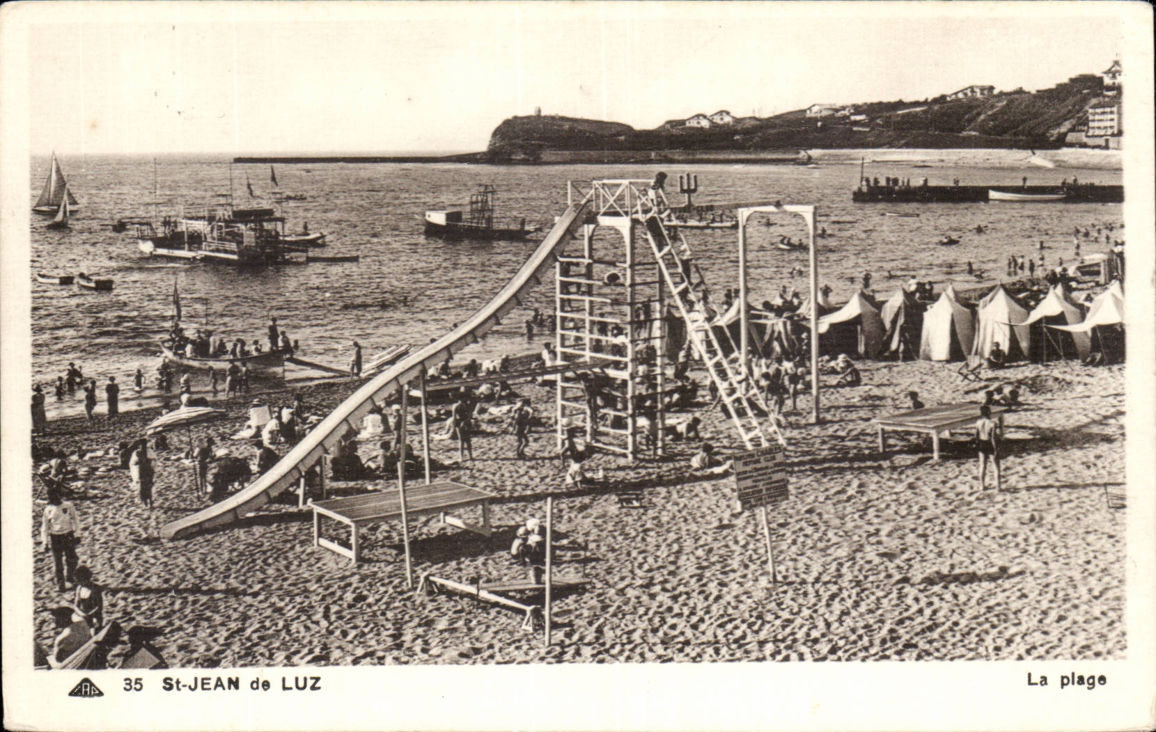 St-Jean de Luz — La plage — CPAPHIL