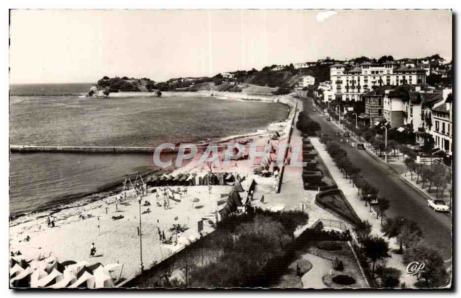 Saint-Jean-de-Luz — Die Strände und der Punkt Ste-Barbe — Réal-Photo (1260)
