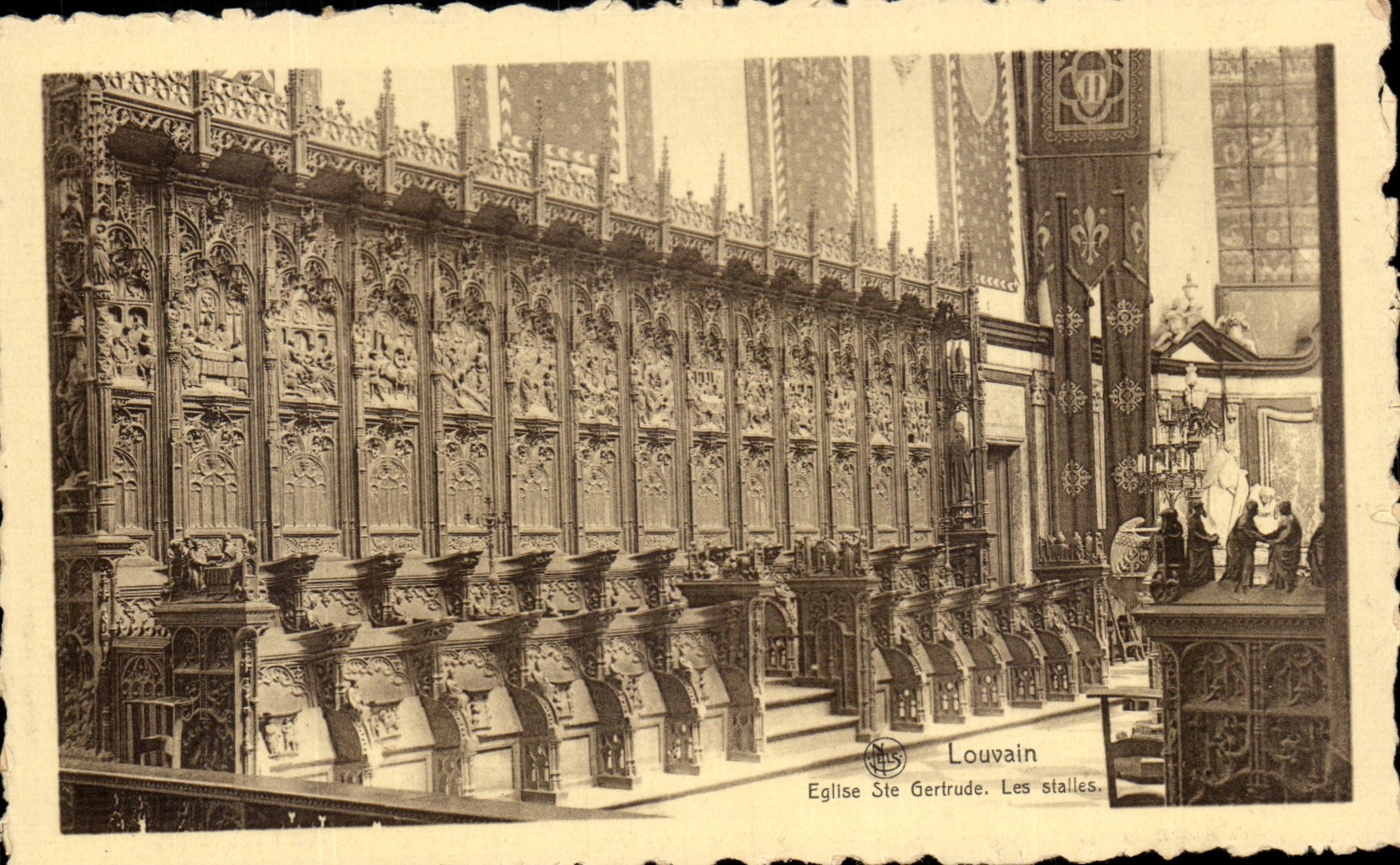 Église Ste Gertrude, Les stalles — Louvain