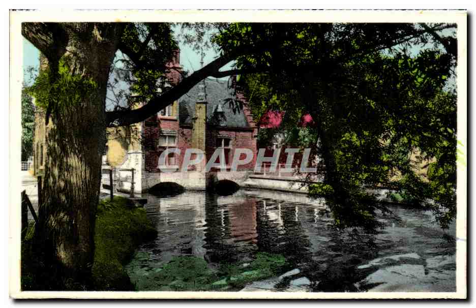 CPA Belgique Bruges Maison de l'eclusier au lac d'amour