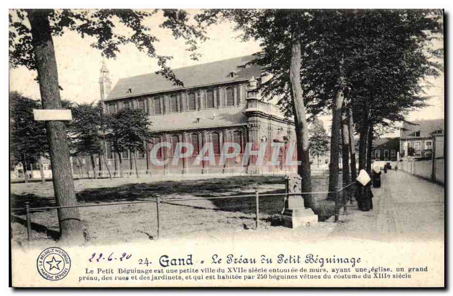 CPA Belgique Gand Le Preau du Petit Beguinage