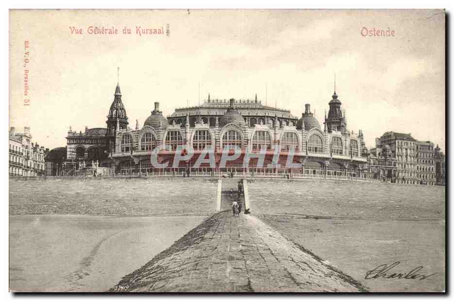 CPA Belgique Ostende Le Kursaal