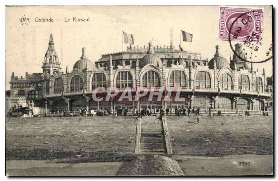 CPA Belgique Ostende Le Kursaal