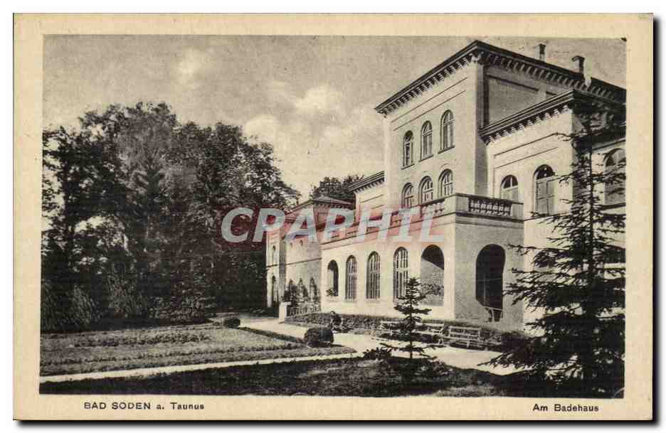 CPA Bad Soden a Taunus Am Badehaus