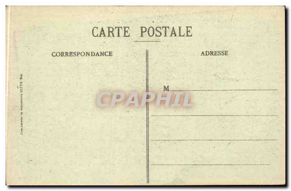 CPA Monaco Monte Carlo Le casino et les jardins — Rückseite