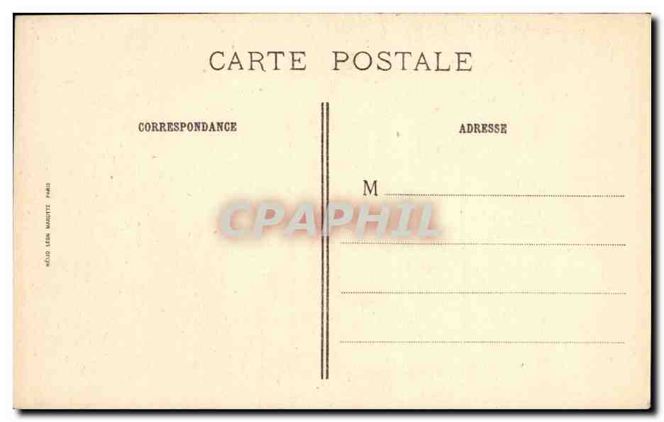 CPA La Tour La Presidente de Rieux Musee Cognacq Jay Paris — Verso