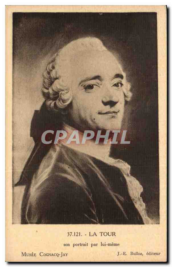 CPA La Tour autoportrait Musee Congancq Jay Paris