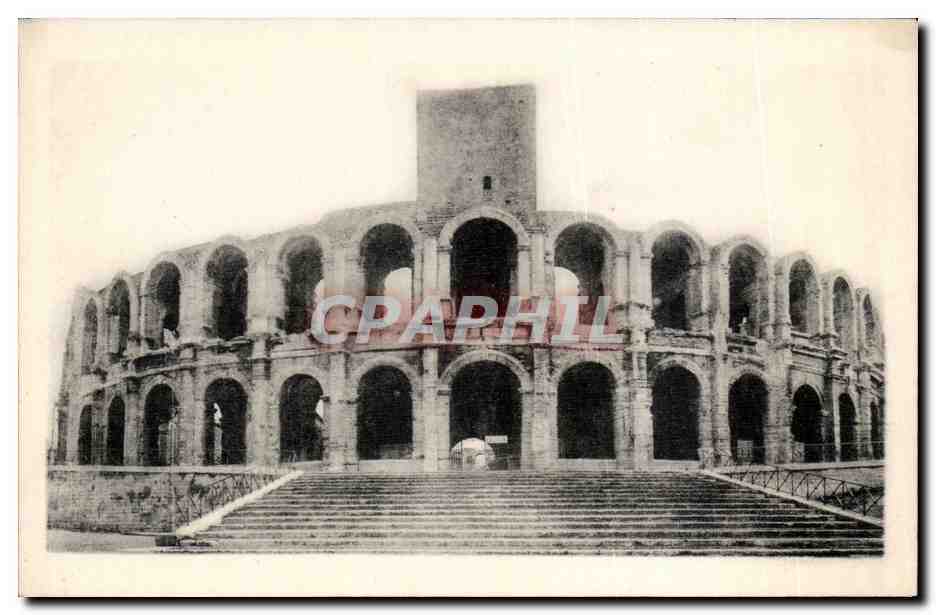 CPA Arles Les arenes Entree principale