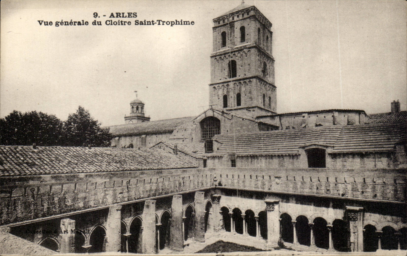 Arles - Vue générale du Cloître Saint-Trophime — Collection Art Marill